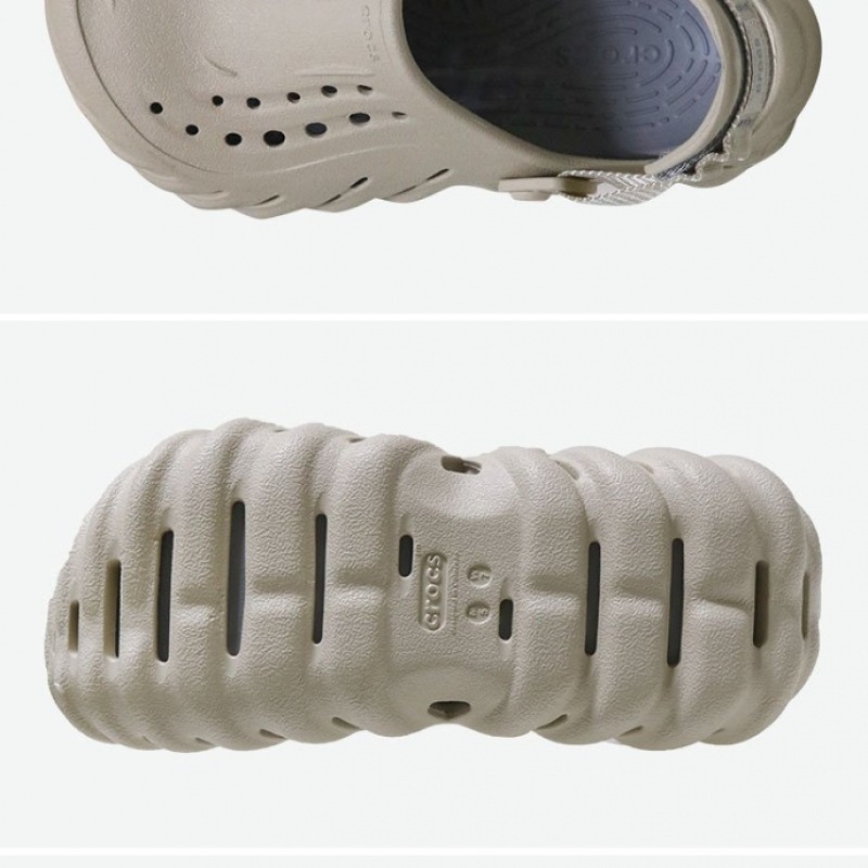 クロックスエコクロッグ大人用サンダルスタッコ 207937-160