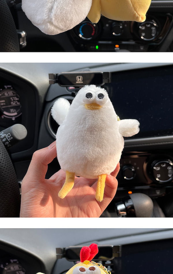 Qoo10] 面白い小さな黄色い鶏のぬいぐるみランドセ