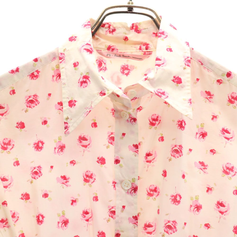 PS Paul Smithピーエスポールスミス 花柄 長袖ロングワンピース 40 ピーエスポールスミス ウーマン 花柄 長袖 ロングワンピース 40