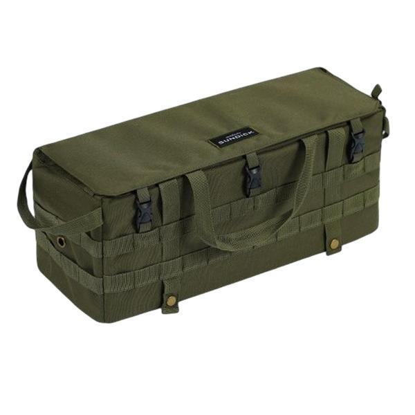 アームレスト サイド オーガナイザー アウトドア マルチ ポケット キャンプ テーブル ストレージ バッグ グリーン