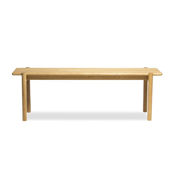 デザイナーズ家具 アンドラ 丸脚 ベンチ 135cm オーク 北欧デザイン