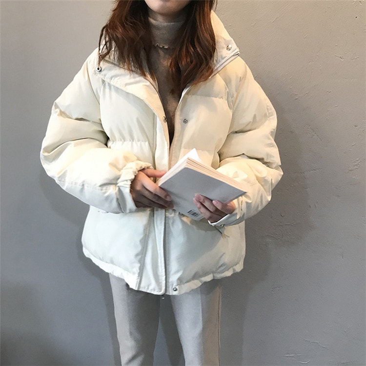 甘い 初恋の感じ ヤングスタイル コットン ゆったりする 暖かい 厚手 コート