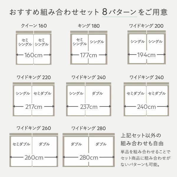 ベッド ダブル ポケットコイルマットレス付き ブラック 高さ調整 棚付 コンセント すのこ 木製