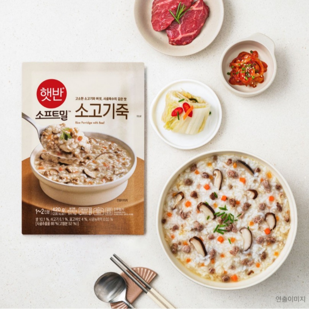 [5本] 韓国人気おかゆ420g 10種/レトルト韓国スープ/韓国インスタント料理/韓国チゲ食品