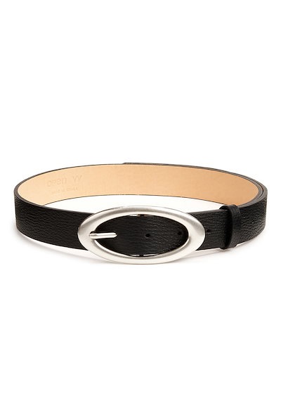 小物 OPEN Yy OVAL BUCKLE BELT : IVORY OPEN YY