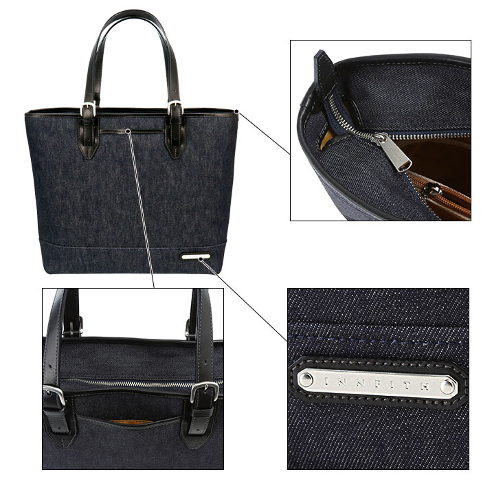 ビジネス トートバッグ メンズ 通販 ブランド INNFITH デニム 通勤 通学 A4 多収納 ポ ビジネス トートバッグ メンズ 通販 ブランド INNFITH デニム 通勤 通学 A4 多収納 ポ