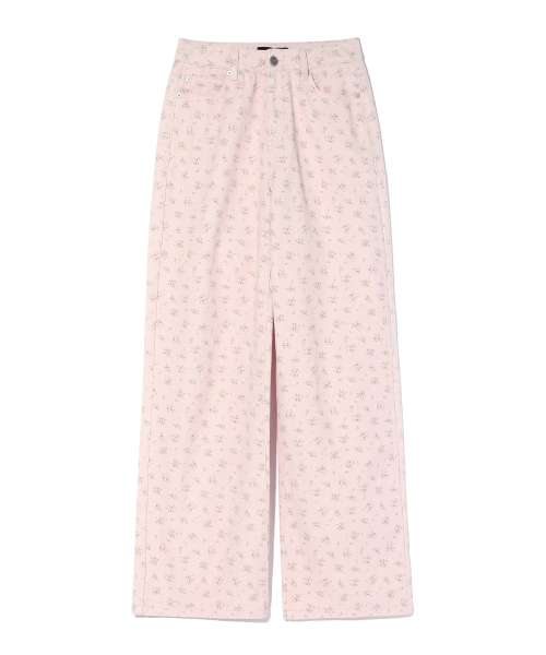 ★YOUHEE★ FLOWER PATTERN STRING PANTS MUSINSA公式 | YOUHEE FLOWER PATTERN STRING PANTS WHITE