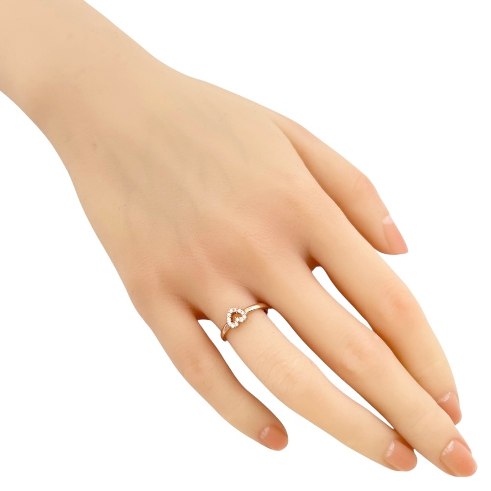 ポンテヴェキオ リング 指輪 7号 18金 K18ピンクゴールド ダイヤモンド Ponte Vecchio 中古 美品 ポンテヴェキオ リング 指輪 7号 18金 K18ピンクゴールド ダイヤモンド Ponte Vecchio 中古 美品