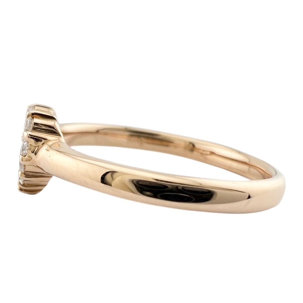 ポンテヴェキオ リング 指輪 7号 18金 K18ピンクゴールド ダイヤモンド Ponte Vecchio 中古 美品 ポンテヴェキオ リング 指輪 7号 18金 K18ピンクゴールド ダイヤモンド Ponte Vecchio 中古 美品