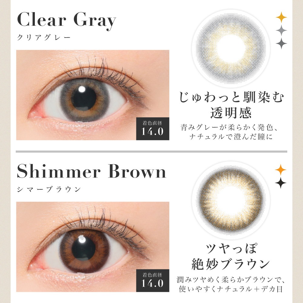 カラコン シークレットキャンディーマジック ワンデー (20枚) 2箱 14.5mm 1day ワンデー カラーコンタクトレンズ