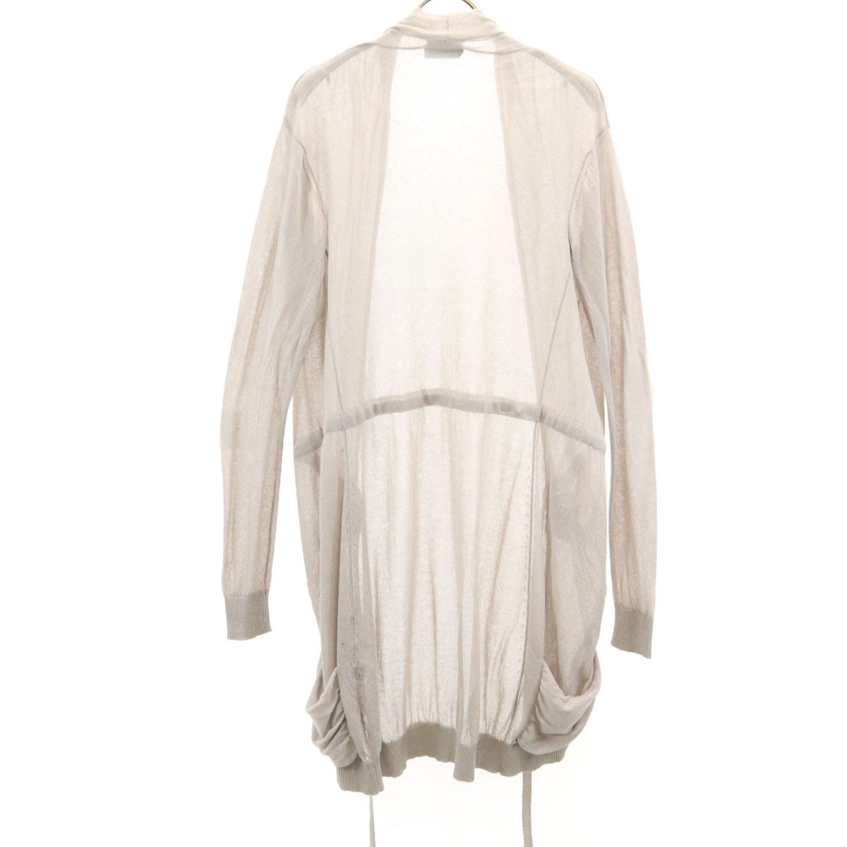 MAX&CO マックスアンドコー 長袖 ロング カーディガン S ライトグレー