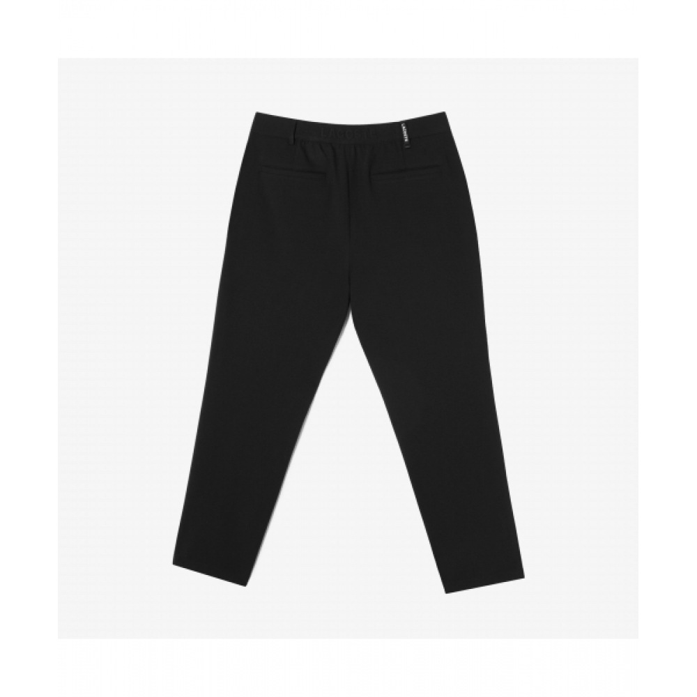 LACOSTE メンズウィンターパンツ [ブラック]