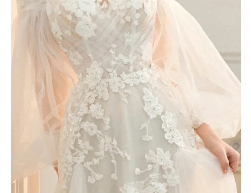 2025ins大人気 新作ウェディングドレス オフショルダー 白 花柄 オシャレ 可愛い チュール ドレス 二次会ドレス 結婚式ドレス 姫系 お姫様 トレーンドレス ウェディング 袖あり 長袖 パフ 2025ins大人気 新作ウェディングドレス オフショルダー 白 花柄 オシャレ 可愛い チュール ドレス 二次会ドレス 結婚式ドレス 姫系 お姫様 トレーンドレス ウェディング 袖あり 長袖 パフ
