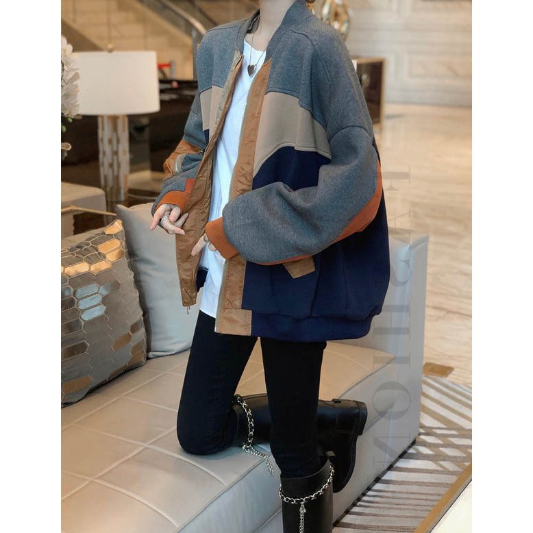 ジャケット ファスナー 配色 切り替え ポケット レディース アウター ジャケット ファスナー 配色 切り替え ポケット レディース アウター