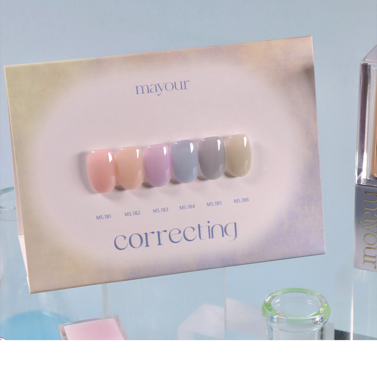 [mayour] 【Correcting】 6色 セット / 透明感あふれるシロップカラー