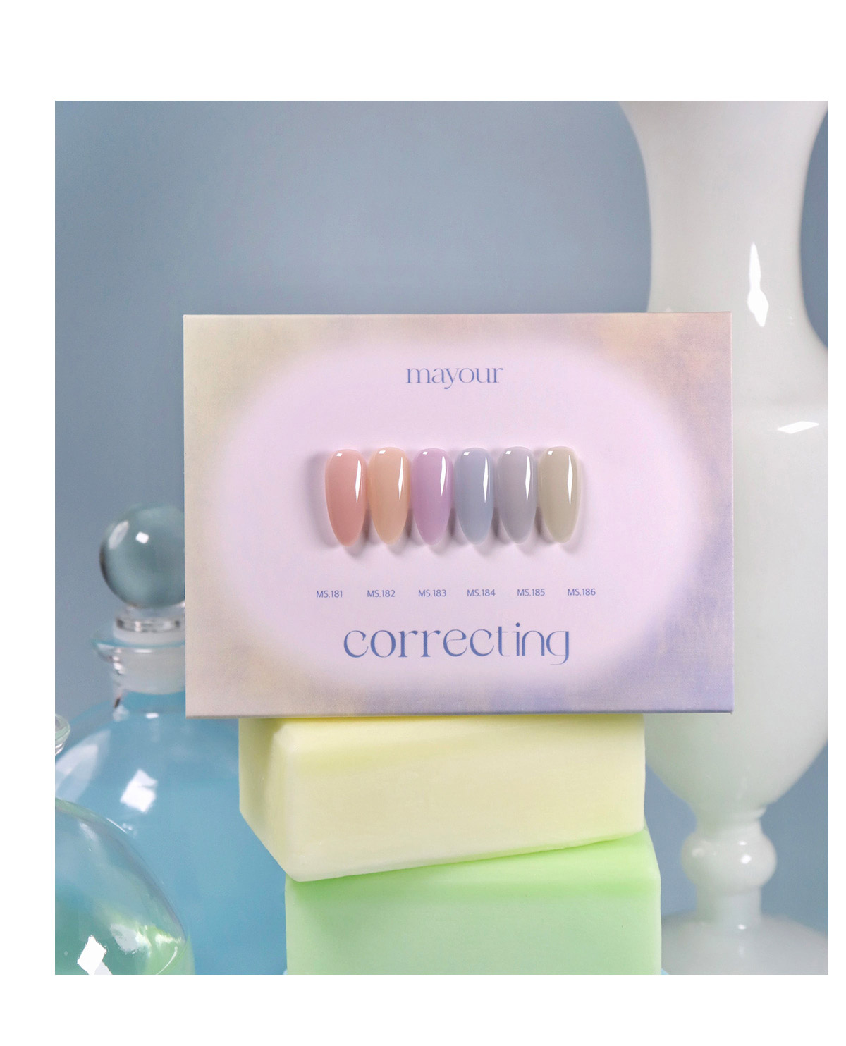 [mayour] 【Correcting】 6色 セット / 透明感あふれるシロップカラー