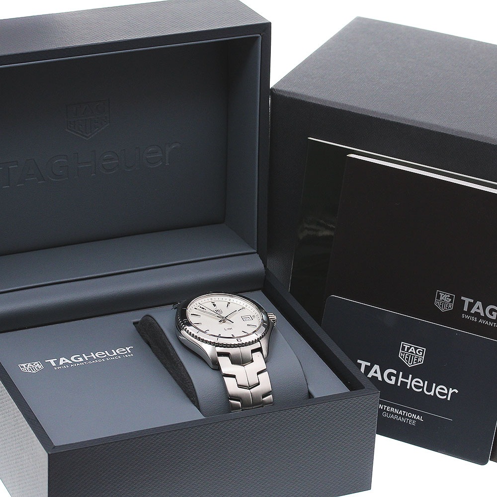 タグホイヤー TAG HEUER WAT1111 リンク デイト クォーツ メンズ 箱・保証書付き_860607【中古】