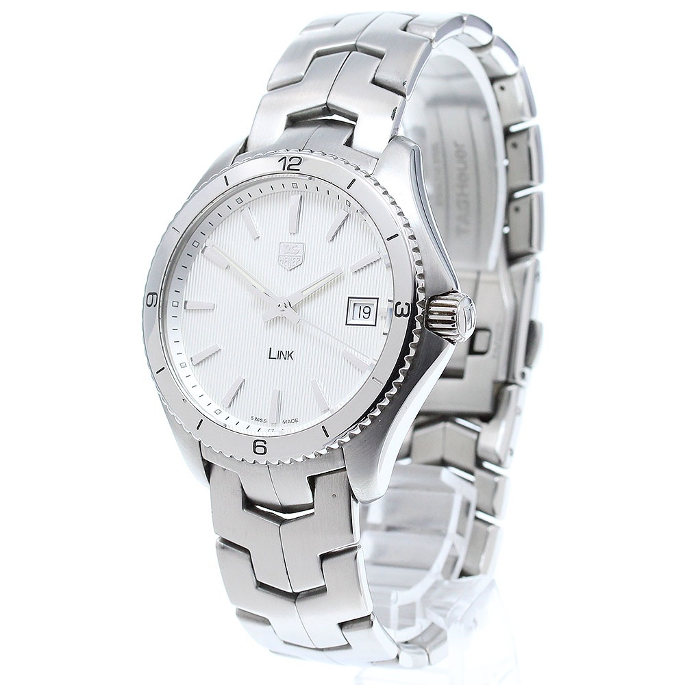 タグホイヤー TAG HEUER WAT1111 リンク デイト クォーツ メンズ 箱・保証書付き_860607【中古】