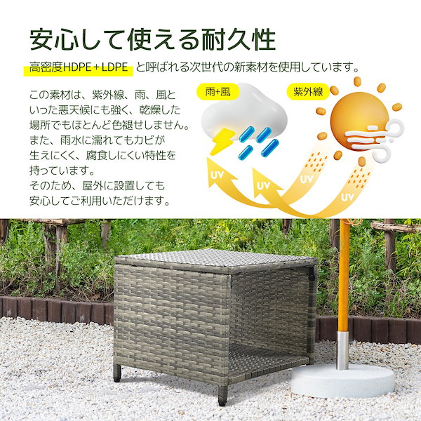 Qoo10] ガーデンファニチャー テーブルセット ガ