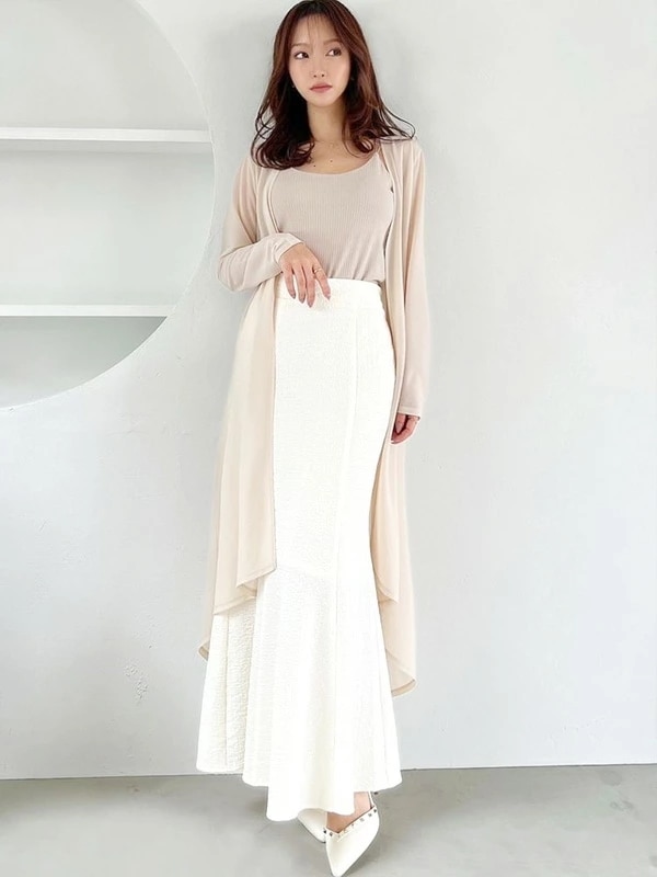 【在庫処分】 カーディガン レディース シアーカーディガン トップス 透け感 ロングカーディガン 紫外線 152322932101