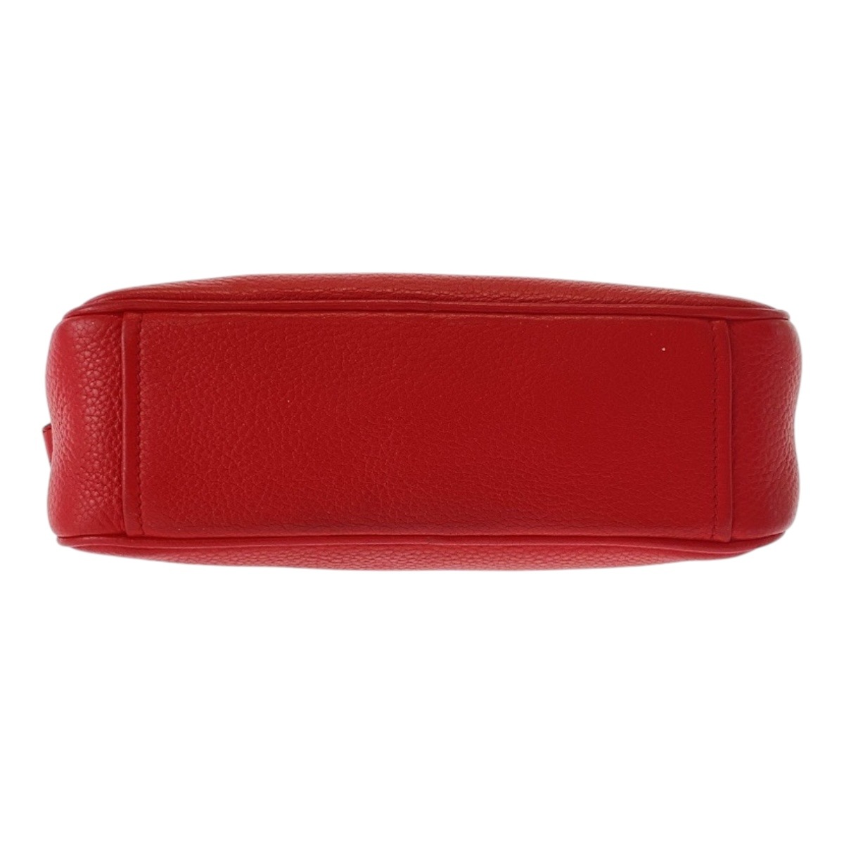 美品 レッド ゴールド金具 レザー 斜め掛け ショルダーバッグ レディース 502197 美品 レッド ゴールド金具 レザー 斜め掛け ショルダーバッグ レディース 502197