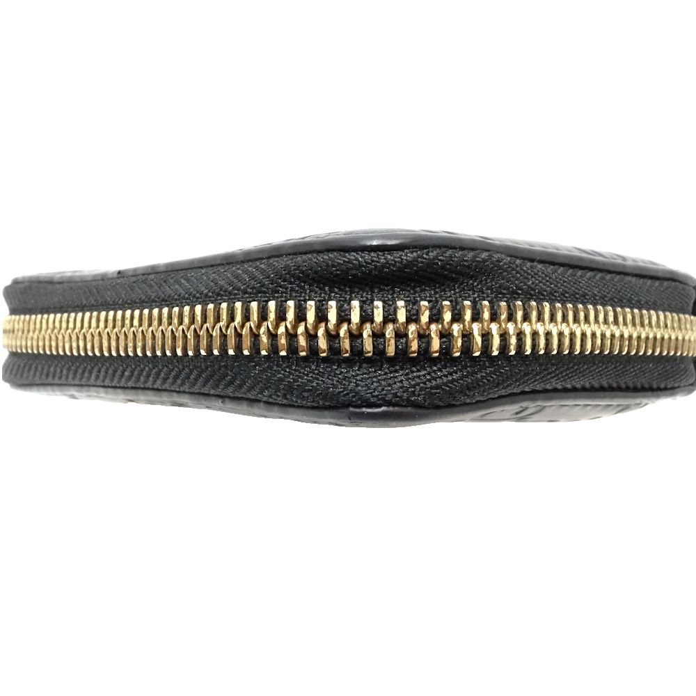 グッチシマ シグネチャー 431412 カードケース レザー ブラック/181194【中古】 グッチシマ シグネチャー 431412 カードケース レザー ブラック/181194【中古】