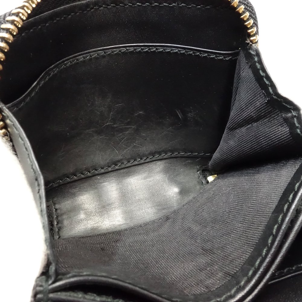 グッチシマ シグネチャー 431412 カードケース レザー ブラック/181194【中古】 グッチシマ シグネチャー 431412 カードケース レザー ブラック/181194【中古】