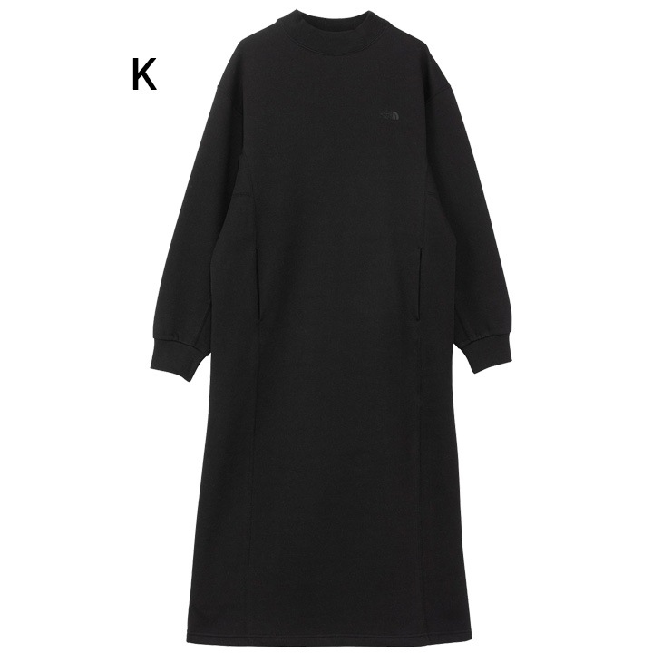 ワンピース 裏起毛 スウェット レディース ベターテリー 膝下丈/NTW82436