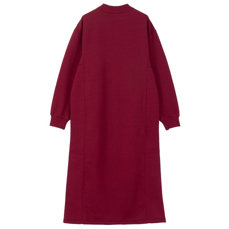 ワンピース 裏起毛 スウェット レディース ベターテリー 膝下丈/NTW82436