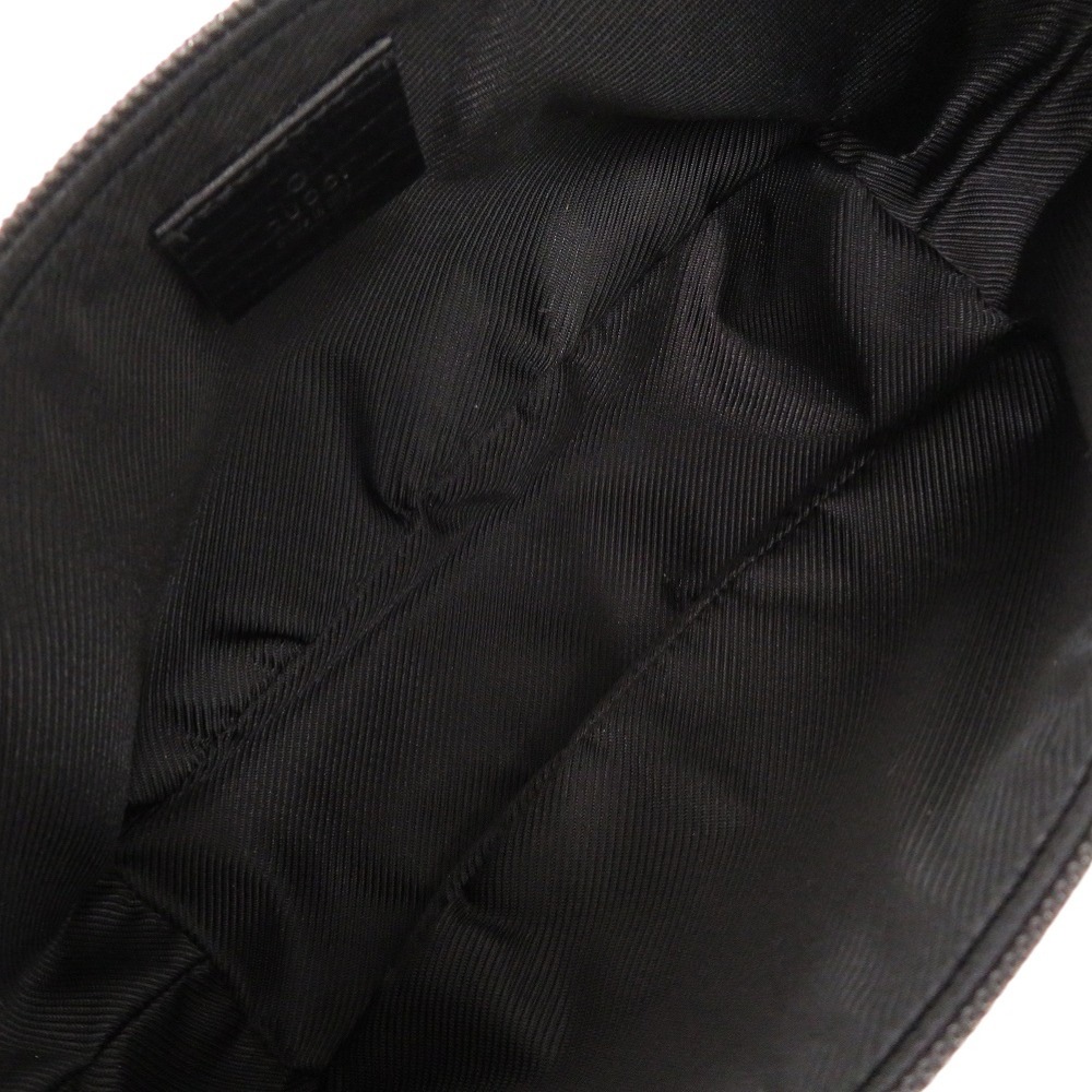 美品 アクセサリーポーチ 07198 ハンドバッグ GGキャンバス ブラック 0760【中古】 レディース 美品 アクセサリーポーチ 07198 ハンドバッグ GGキャンバス ブラック 0760【中古】 レディース