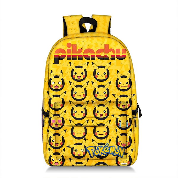 Qoo10] ピカチュウ学生スクールバッグポケモンリュ