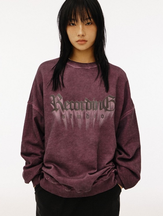 [1993studio] Recording Studio Pigment Sweatshirt