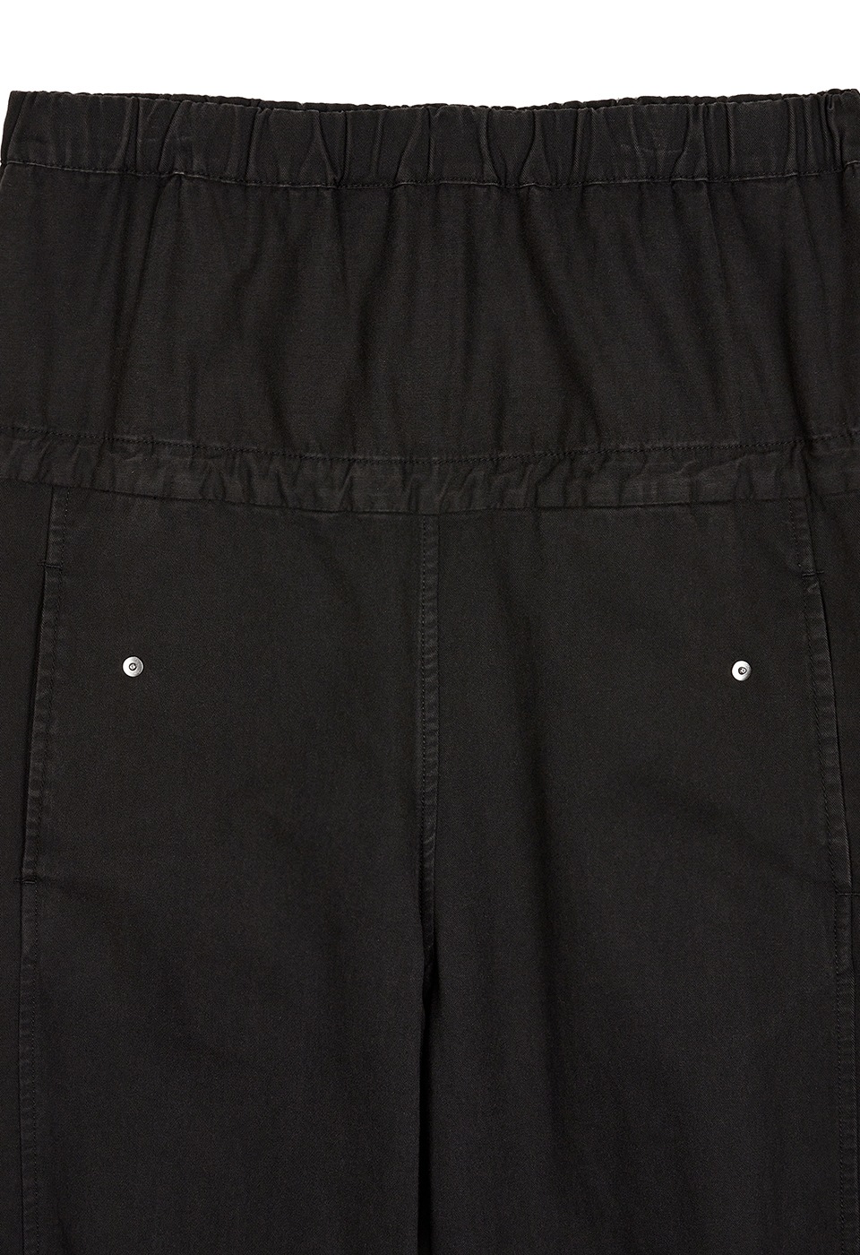 OPEN Yy】 WASHED ROLLED CARGO PANTS : BLACK 【公式通販】