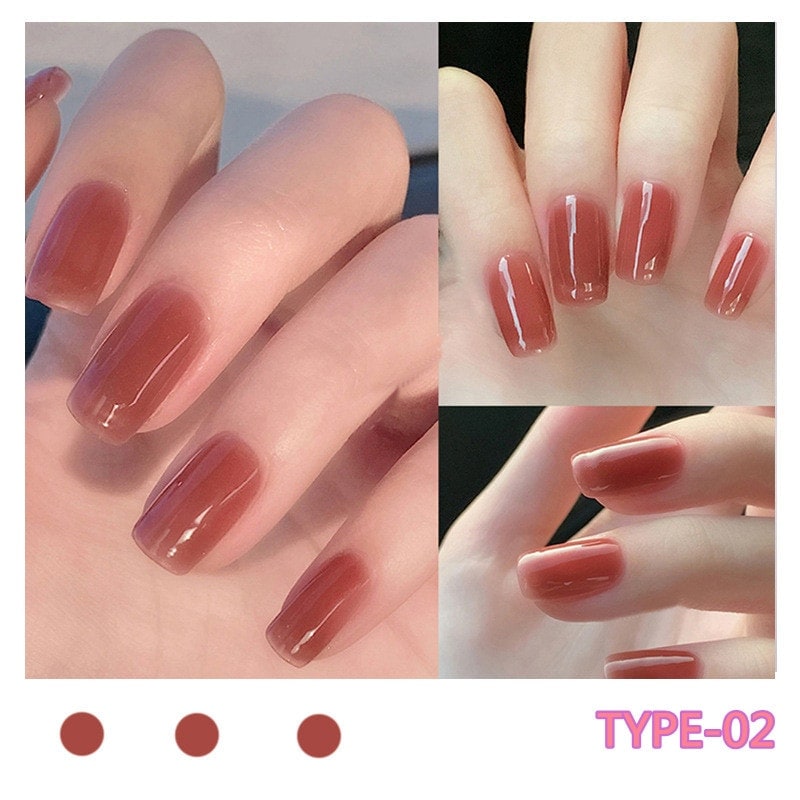 10pscグループ・バイ超人気 SNSで話題沸騰 長持ちヌードマニキュア 色速乾マニキュア 韓国マニキュア ジェルネイル はがせるジェルネイル 剥がせる　ワンステップジェルピ ネイルセット マニキュア