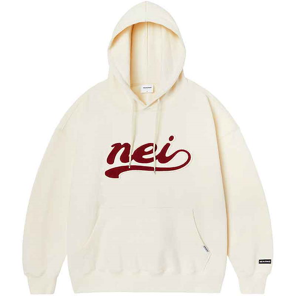 ASTROムンビン着用 NEI LOGO HOODIE 柔らかい肌触り ふわふわスウ