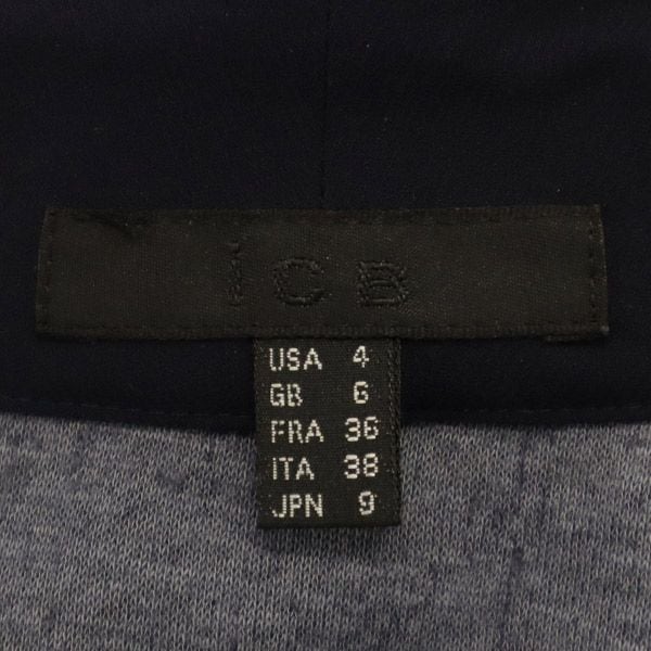 アイシービー ボタンレス ジャケット 9 ネイビー iCB レディース アイシービー ボタンレス ジャケット 9 ネイビー iCB レディース