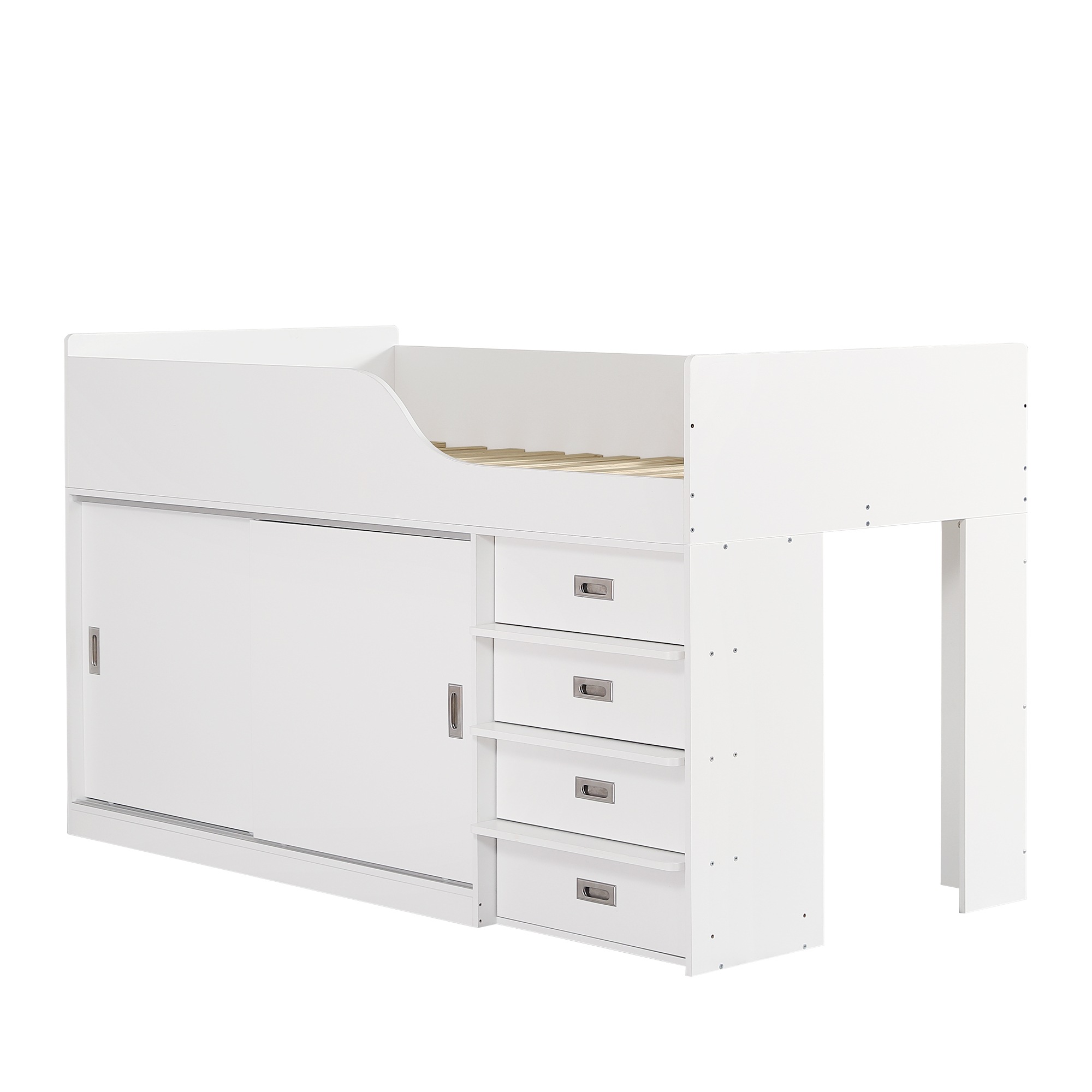 国内発送/保証付き】システムベッド ロフトベッド S 木製 高さ115cm