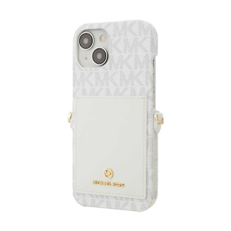 マイケルコース Wrap Case Pocket with Strap iPhone 15 MICHAEL