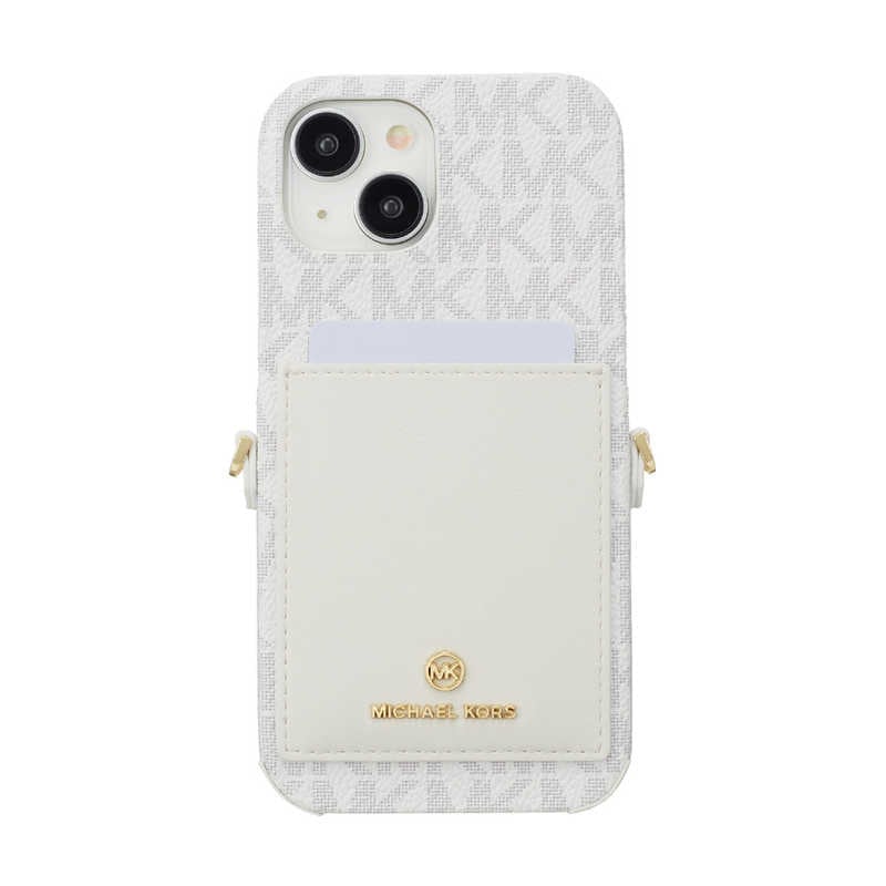 マイケルコース Wrap Case Pocket with Strap iPhone 15 MICHAEL