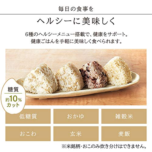 アイリスオーヤマ IHジャー炊飯器 3合 RC-IK30-W ホワイト