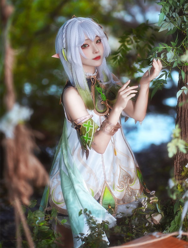 原神　コスプレ　ナヒーダ　ウィッグ付き 原神 ナヒーダ 三分妄想 コスプレ衣装 Sサイズ ウィッグ付き 三分妄想