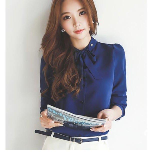 シャツ 長袖 レディース ブラウス オフィス 通勤 事務服 ブルー 仕事 ビジネス ブラック バレンタイン 2023 プレゼント シャツ 長袖 レディース ブラウス オフィス 通勤 事務服 ブルー 仕事 ビジネス ブラック バレンタイン 2023 プレゼント