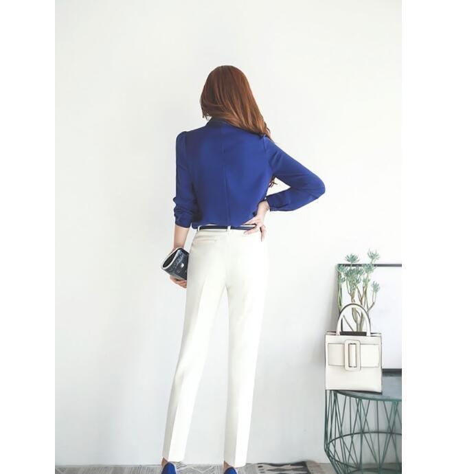 シャツ 長袖 レディース ブラウス オフィス 通勤 事務服 ブルー 仕事 ビジネス ブラック バレンタイン 2023 プレゼント シャツ 長袖 レディース ブラウス オフィス 通勤 事務服 ブルー 仕事 ビジネス ブラック バレンタイン 2023 プレゼント