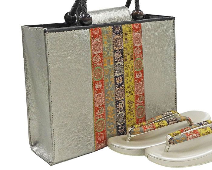 草履 バッグ 帯の名門 龍村美術織物 西陣織 帯地使用 レディース