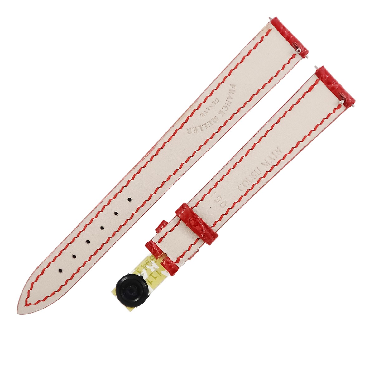 トノウカーベックス 1752 クロコバンド レディース 未使用 純正 ロング シャイニー 14mm レッド 赤 3年保証 トノウカーベックス 1752 クロコバンド レディース 未使用 純正 ロング シャイニー 14mm レッド 赤 3年保証