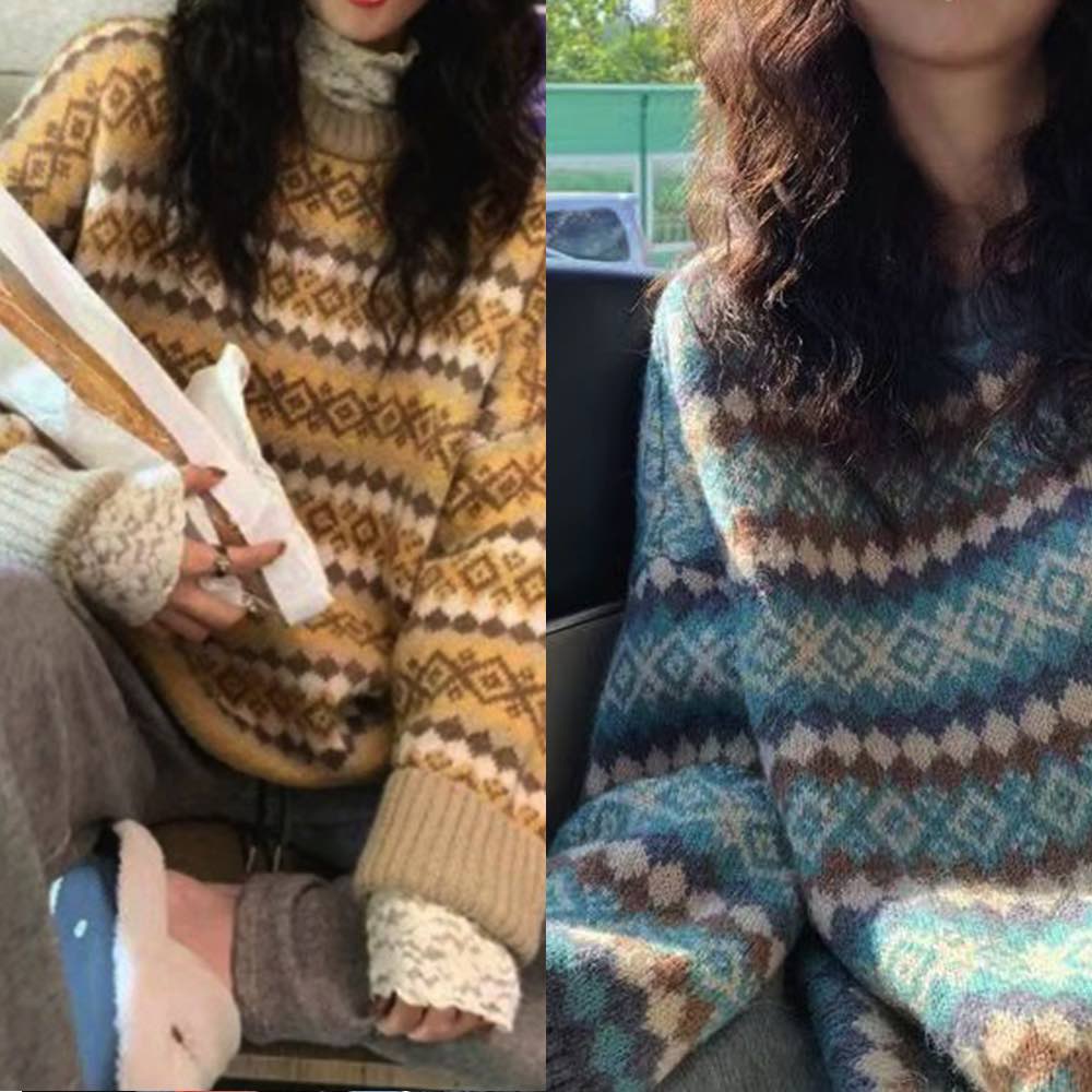 セーター レディース ノルディック柄オーバーセーター 厚手 ケーブル編み ざっくり 春 ノルディック ゆる 人気 ふわふわ 白 ニット 秋 ニットセーター かわいい トレーナー 洗える 柄 黒 タート セーター レディース ノルディック柄オーバーセーター 厚手 ケーブル編み ざっくり 春 ノルディック ゆる 人気 ふわふわ 白 ニット 秋 ニットセーター かわいい トレーナー 洗える 柄 黒 タート