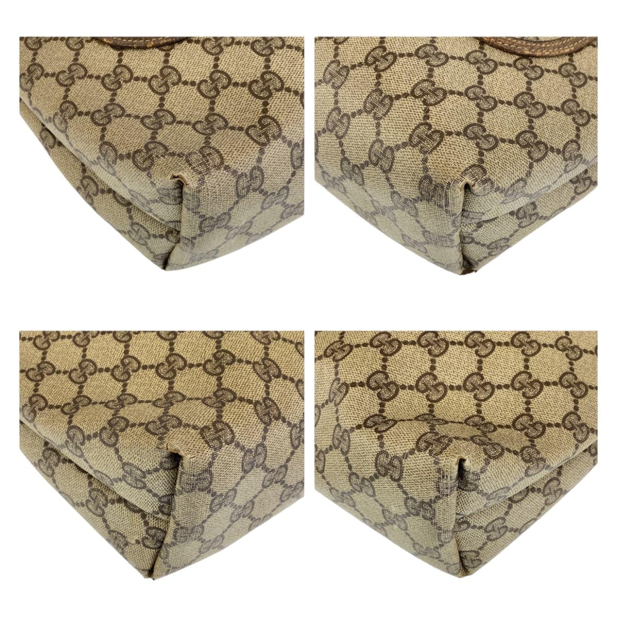 ヴィンテージ オールドグッチ シェリーライン ベージュ マルチカラー GGスプリームキャンバス 39 02 003 トートバッグ ショルダーバッグ メンズ 407099