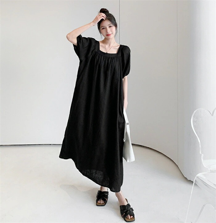 【20点セット】ロングワンピース 綿麻風 レディース 夏 ボリューム袖 ワンピース 半袖 スクエアネック ワンピース 大きいサイズ リネン コットン リゾート ワンピース ゆったり 大きいサイズ 爽や 【20点セット】ロングワンピース 綿麻風 レディース 夏 ボリューム袖 ワンピース 半袖 スクエアネック ワンピース 大きいサイズ リネン コットン リゾート ワンピース ゆったり 大きいサイズ 爽や