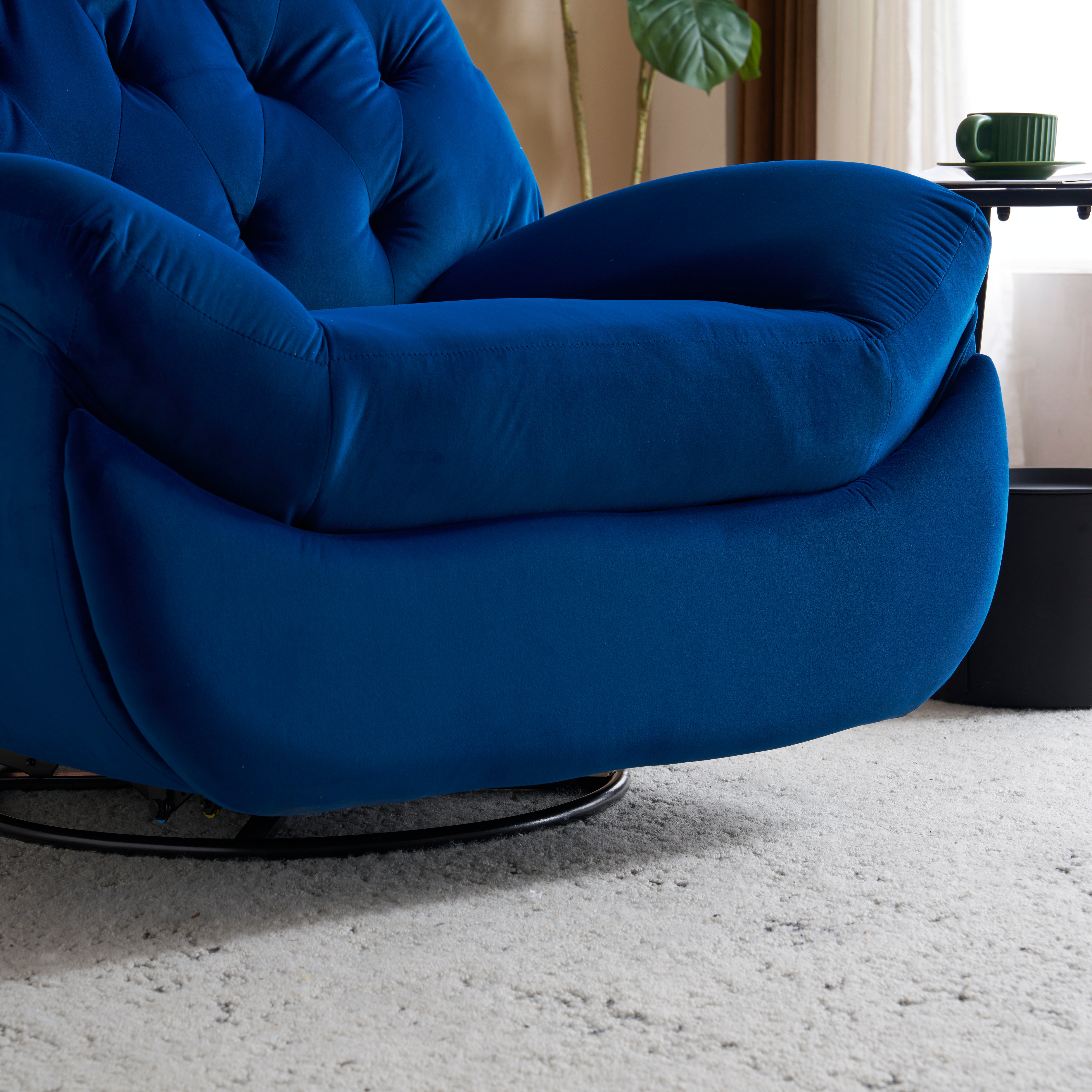 【国内発送&送·料·無·料】電動1人掛けソファー ゲーミングチェア リクライニングチェア 270度回転式 貝殻のデザイン ベルベット 快適なリビング必需品143 簡単昇降ボタン 背もたれ調節105-1 【国内発送&送·料·無·料】電動1人掛けソファー ゲーミングチェア リクライニングチェア 270度回転式 貝殻のデザイン ベルベット 快適なリビング必需品143 簡単昇降ボタン 背もたれ調節105-1