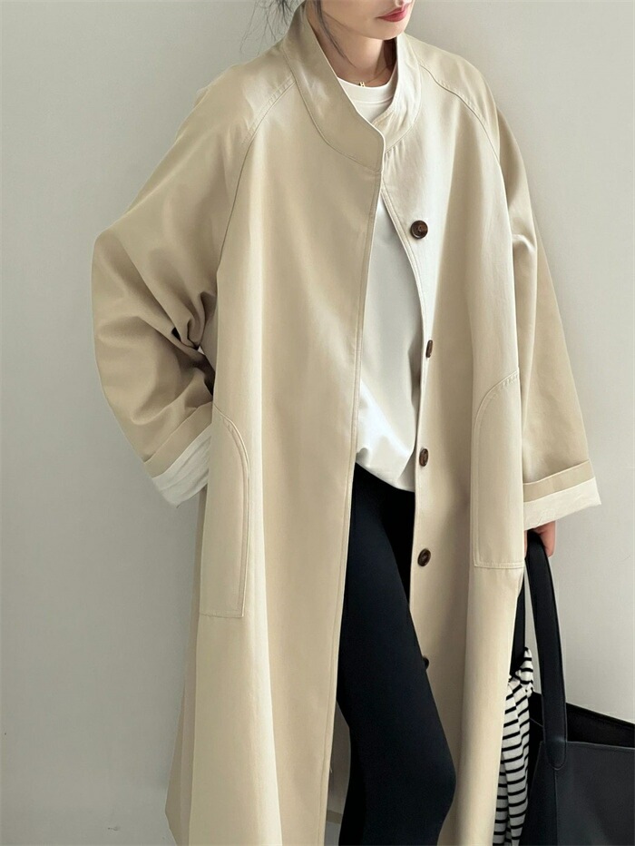 トレンチコート レディース アウター 春 秋 スタンドカラー コート 無地 長袖 ライトアウター ロングジャケット 立ち襟 大きいサイズ おしゃれ リクルート フォーマル ビジネス オフィス セレモニ トレンチコート レディース アウター 春 秋 スタンドカラー コート 無地 長袖 ライトアウター ロングジャケット 立ち襟 大きいサイズ おしゃれ リクルート フォーマル ビジネス オフィス セレモニ